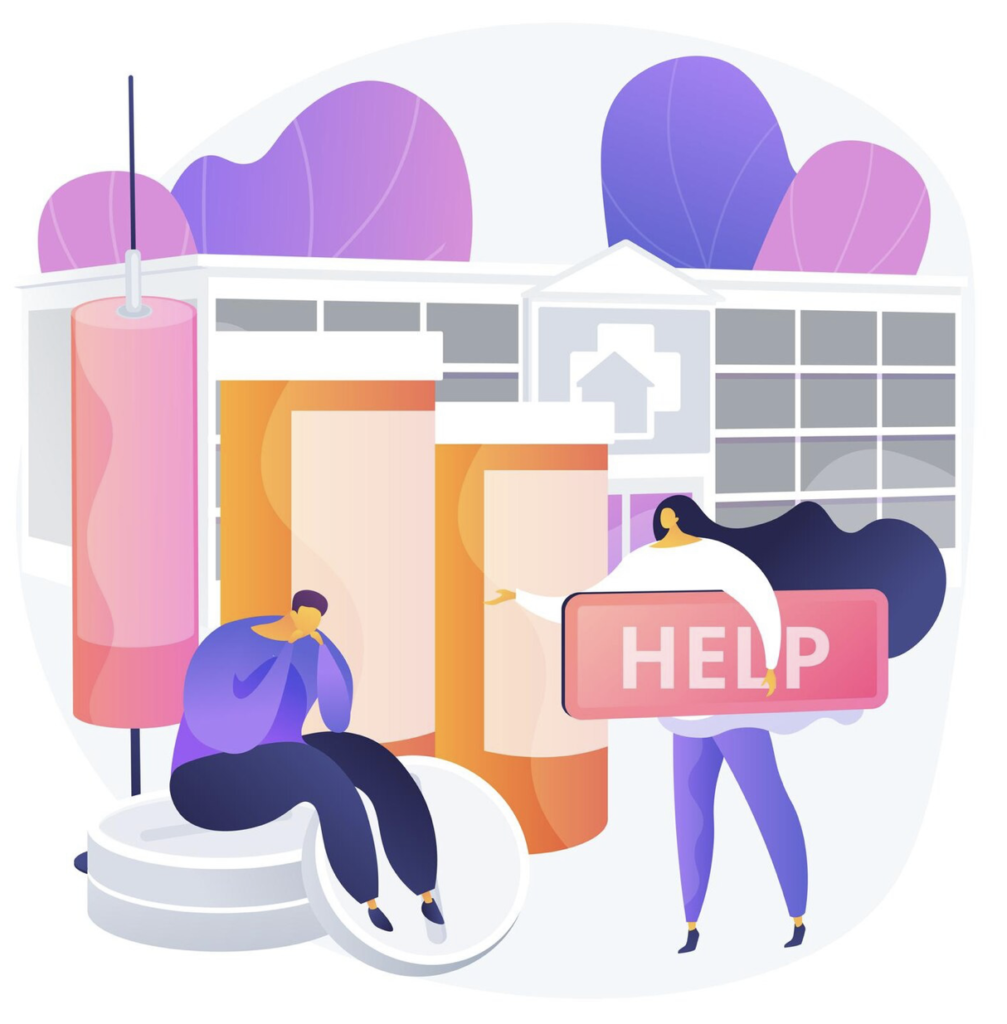 Image shows that do Seek help for addiction.