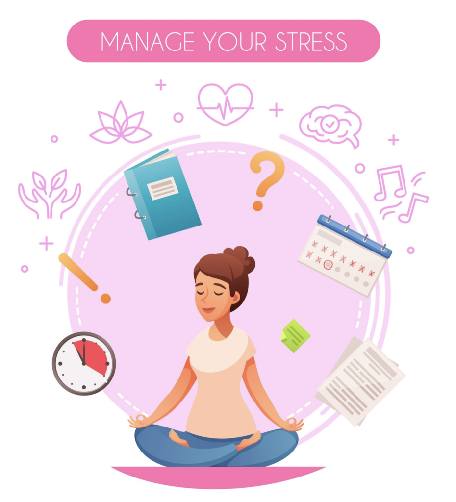 Image shows a girl meditating to get relief from stress. Stress relief is important as Stress, being a psychological factor, is a known cause of Bruxism.
